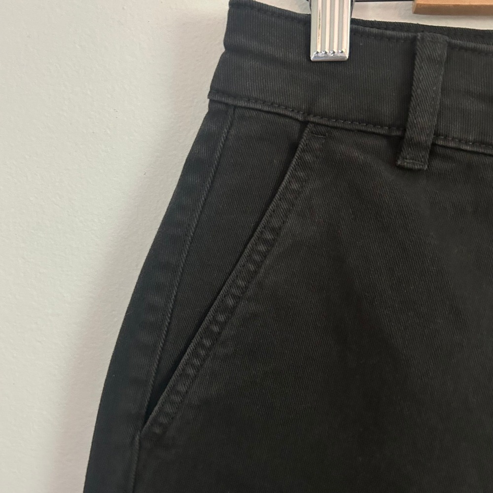 Everlane Women's The Utility Straight Leg Black High Rise Pants 2 New - Picture 5 of 10